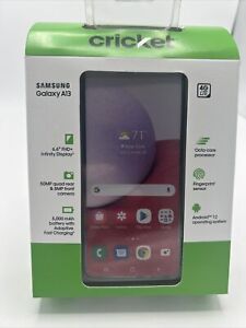 Cricket Samsung Galaxy A13 4G LTE 6.6" 32GB 4GB Black Android Prepaid Smartphone