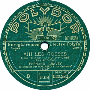 78 RPM Fernand Gravey -  Il suffit d‘un petit‘ Femme / Ah Les Gosses - 1930 - Bild 1 von 2