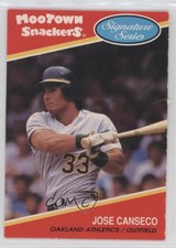 1991 Mootown Snackers Signature Series Food Issue Jose Canseco #1