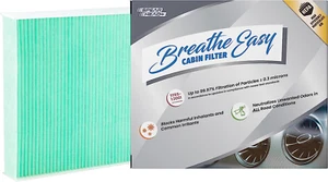 HEPA Breathe Easy Cabin Filter, up to 99.97% Filtration of 0.3 Micron Particles  - Picture 1 of 12