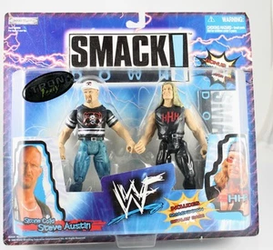 WWE JAKKS PACIFIC SMACKDOWN STONE COLD STEVE AUTSIN, TRIPLE BASE DE COLECCIONISTAS H-3D - Imagen 1 de 1