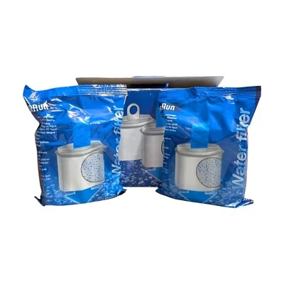 Filtro de café de agua Braun Pure Aqua cartucho Brita KWF2 paquete de 2 - caja abierta, nuevo Foto 1 de 4