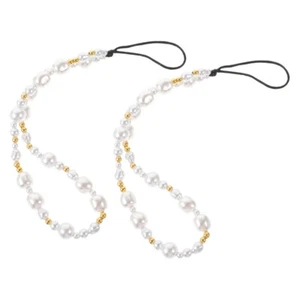 2 Pcs Mobile Phone Chain Case Charms Strap Accessories for Women - Zdjęcie 1 z 12