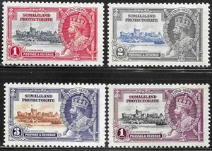 Somaliland Protectorate Scott# 77-80 MLH Silver Jubilee - Picture 1 of 1