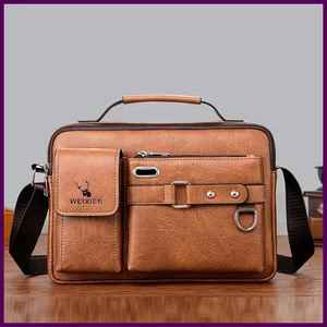 Herren Umhängetaschen Wasserdicht Schultertaschen Multifunktion Reisen Arbeit - Bild 1 von 29