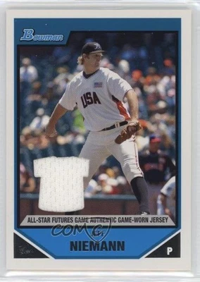 2007 Bowman Draft Prospects Futures Game Jersey Jeff Niemann #BDPP83 - Image 1 of 2