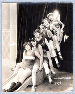 ORIG. 1920'S. MACK SENNETT COMEDIES. 6 GALS 8x10 PHOTO. EVANS LA - Picture 1 of 2