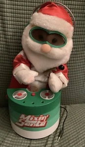 Gemmy 13” Mixin’ Santa Navidad Baile Musical Animado DJ Cantando MP3 FUNCIONA - Imagen 1 de 7