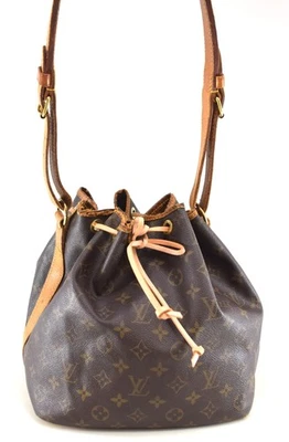 Auth Louis Vuitton Petite Noe Shoulder Bag Monogram Canvas M42226 LV 52221 - Image 1 of 4