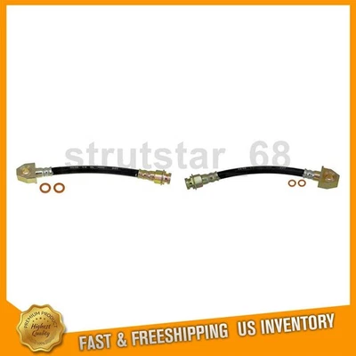 2 后刹车线制动软管适用于吉普大切诺基 4.7L 4.0L — 第 1/4 张图片