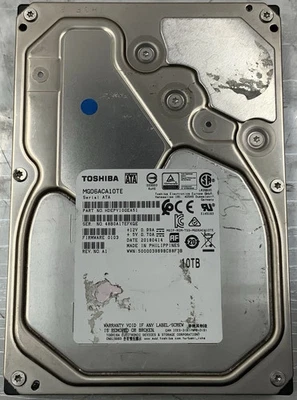Toshiba MG06ACA10TE 10TB HDEPV10GEA51 3.5" Hard Drive SATA HDD - Image 1 of 3