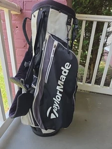 TaylorMade Black/White Stand Golf Bag - Picture 1 of 7