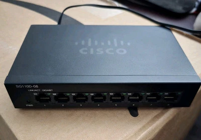 Cisco SG110D-08 8 Port Rack Mountable Switch For Small Business - Image 1 of 2