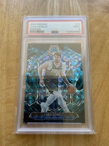 LUKA DONCIC 2023 PANINI MOSAIC #31 GENESIS PSA 9 - MAVS - Picture 1 of 2