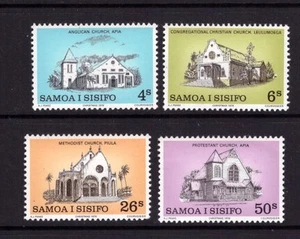 Samoa 1979 Iglesias de Navidad Conjunto MNH Sellos Como Nuevos - Imagen 1 de 1