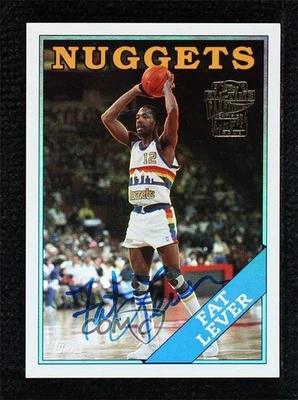 2005-06 Topps 1952 Style Fan Favorites Rainbow Foilboard 7/10 Fat Lever Auto - Image 1 of 3