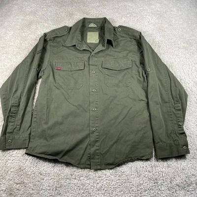 Rothco Military Shirt Mens Small Regular Utility Epaulets Pockets Army Uniform - Image 1 of 4