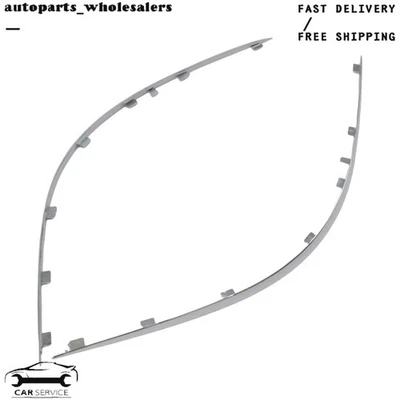 For Mercedes-Benz E320 E350 E550 2X Front Bumper Molding Chrome Strip Trim Cover - Image 1 of 4