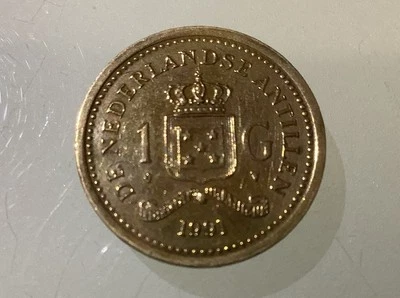 Netherlands Antilles 1 Gulden 1991 UNC - Image 1 of 2
