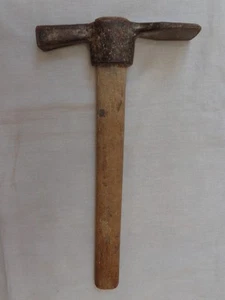 Vintage rustikale sowjetische Spitzhacke Hammer Eisenkopf Pick Dig Mattock Axt Handwerkzeug Spitzhacke - Bild 1 von 7
