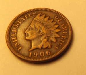 1906 INDIAN HEAD PENNY sehr schön - Bild 1 von 2