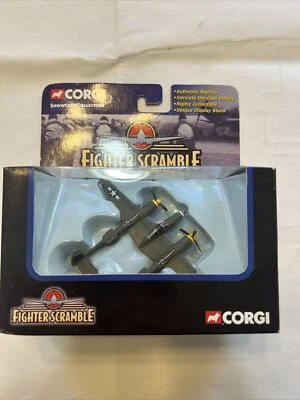 New 2002 Corgi Diecast Fighter Scramble P-38 Lightning Gentle Annie CS90072 NOS - Image 1 of 2
