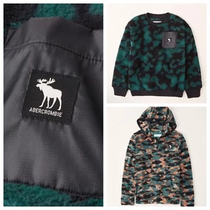 NWT Abercrombie Kids BOY'S Cozy Sweatshirts Hoodies, Sizes 11/12, 13/14, 15/16 - Picture 1 of 10