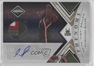 2010 Panini Limited Phenoms Spotlight Gold /10 Keith Gallon Tiny Rookie Auto RC
