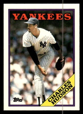 Charles Hudson 1988 Topps Tiffany #636   New York Yankees - Image 1 of 2