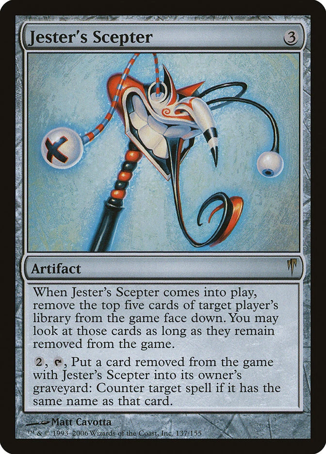 MTG Jester's Scepter  - Coldsnap #137 - Image 1 of 1