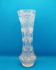 Vintage Riekes Crisa Crystal Vase Bud Flower Vase 9.75 "