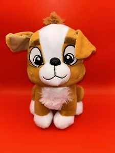 Hund Plüsch drei Farben Stofftier Wohnwagen Softys sitzend weiße Nase 12 Zoll - Bild 1 von 7