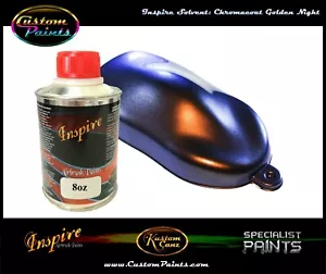 INSPIRE CHROMACOAT GOLDENE NACHT 8oz AIRBRUSH, KUNDENSPEZIFISCHE FARBE, CHAMELEON, KÜNSTLER - Bild 1 von 1
