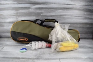Halex Badminton Set 6 Rackets 5 Shuttles 1 Net & Carrying Case Game Outdoor Fun - Picture 1 of 18