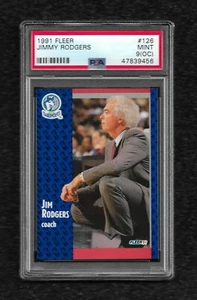 Fleer #126 Jimmy Rodgers 1991 PSA 9 (oc) como nuevo Pop 1 ninguno superior Timberwolves - Imagen 1 de 1