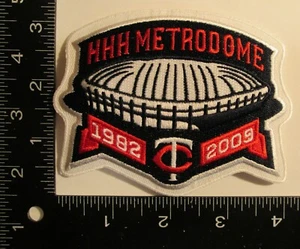 Minnesota Twins HHH Metrodome Commemorative Stadium Patch 2009 Kirby Puckett - Picture 1 of 1