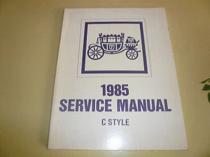 1985 Fisher Body Service Manual Book - C Style - Vintage - Picture 1 of 2