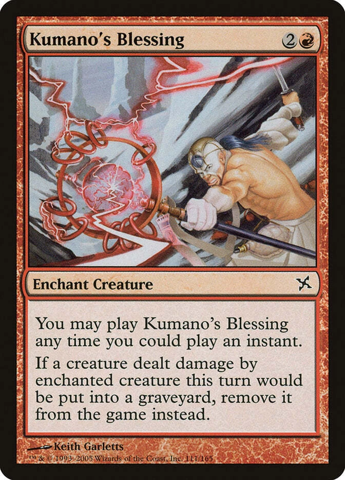 Kumano's Blessing [Betrayers of Kamigawa] Magic MTG - Image 1 of 1