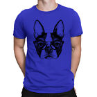 Nerdy French Bulldog Man's Best Friend Canine Dog Short Sleeve Men's T-Shirt