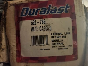 Duralast Lateral Link FT LWR RH 520-766 ALT: CA6310 - Picture 1 of 2
