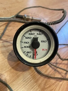 K's Oil Temperature Gauge Meter Rare For Nismo Defi Greddy HKS TRD R32 Rx7 Ae86 - Picture 1 of 3