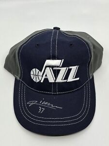 Boris Diaw Utah Jazz Signed Autograph Hat Delta SGA PSA DNA