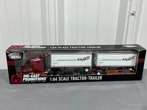 Freightliner Double Pup Trailers KKW Trucking Pomona CA DCP 1:64 NIB 30920 RARE - Picture 1 of 10