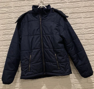 Whales Tail Outerwear Women’s Coat Size Medium Navy Hooded See Pics For Measures - Image 1 of 4