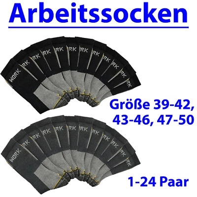 STAR SOCKS GERMANY Herren Socken Baumwolle Arbeit work warm thermo robust Größe 39-42 43-46 47-50 =
