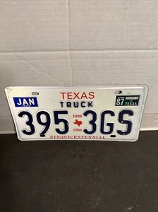 Camión 1986 matrícula 395 3gs sesquicentenario vintage 1987 etiqueta caducada - Imagen 1 de 4