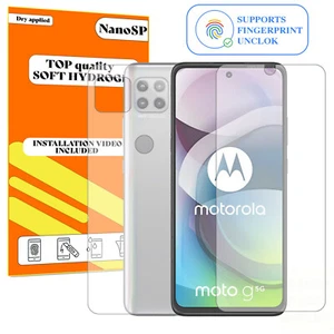 Front Back Screen Protector For Motorola Moto G 5G - Hydrogel FILM TPU - Picture 1 of 4