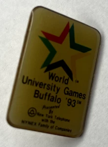 World University Games Buffalo New York 1993 pin label pinback Summer Universiad - Picture 1 of 3
