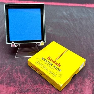 Kodak Wratten B-Glass 3x3 75mm Square 78A Blue Filter in Excellent Condition - Picture 1 of 4