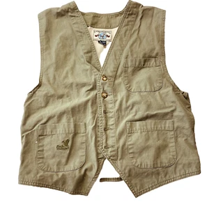 Gilet Ducks Unlimited uomo marrone medio caccia utilità tasche - Foto 1 di 10